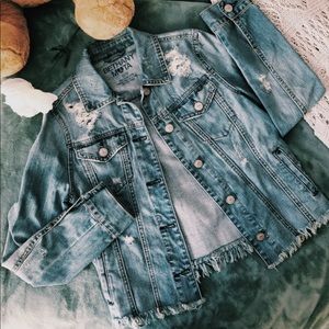 Bethany Mota Denim Jacket with Back Logo
